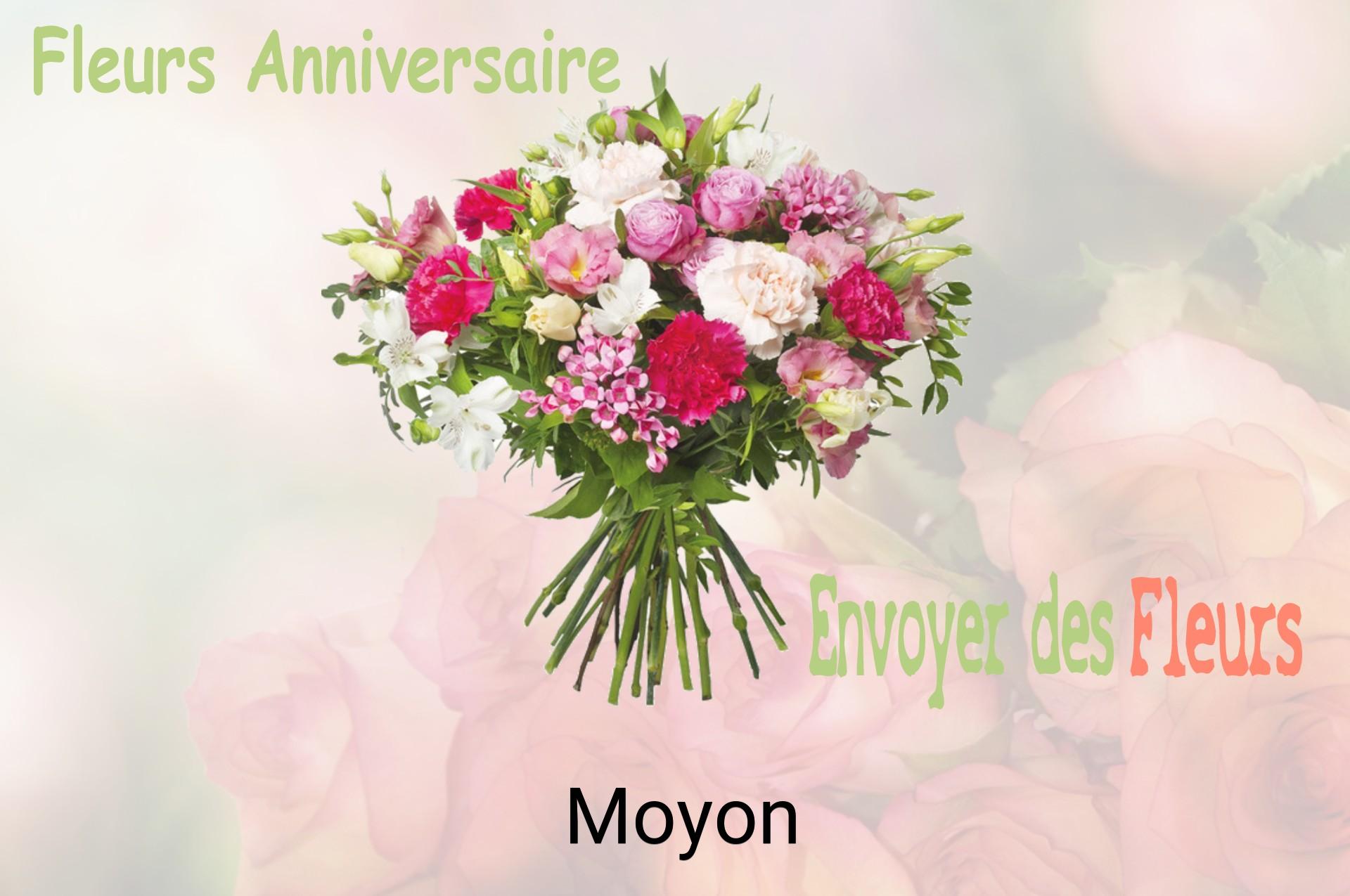 Bouquet de fleurs d’anniversaire livré à Moyon